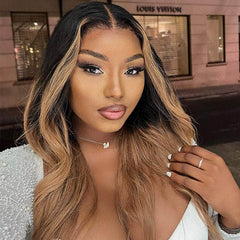 Promotion! Buy now and get a free pair of eyelashes! Silky Sleek Loose Body Wave 13*4 Lace Frontal Wig