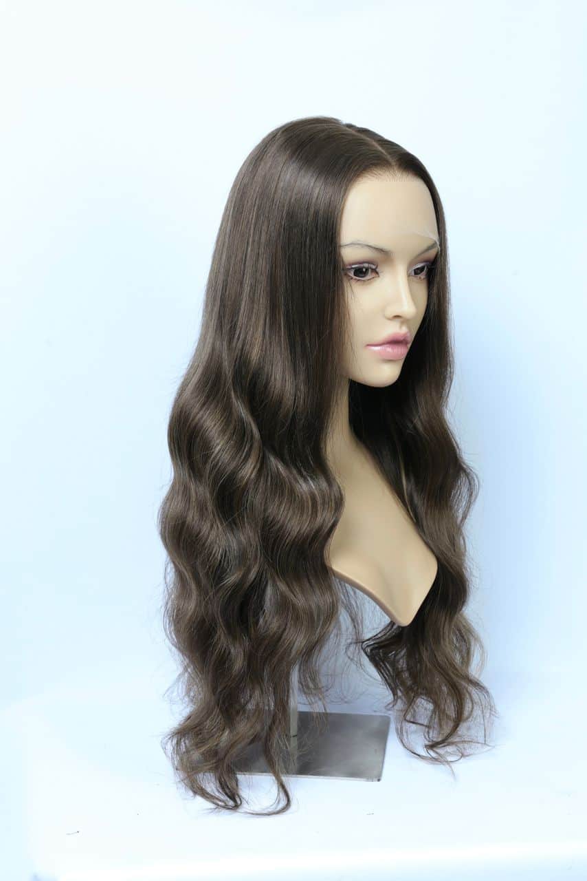 Highlight Color Mix Color  Wavy Lace Frontal Customized NO.15 Wig--Whitney~