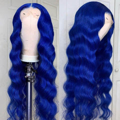 Beautiful Hair! Blue Loose Wave 13*4 Lace Frontal Wig