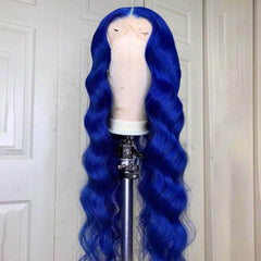 Beautiful Hair! Blue Loose Wave 13*4 Lace Frontal Wig