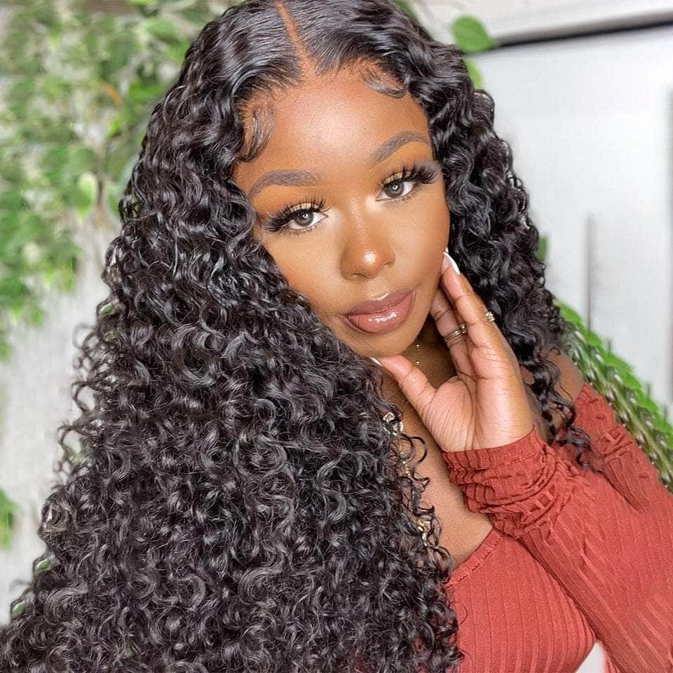 Swiss HD Invisible Transparent Lace Frontal Curly Wig--Whitney~