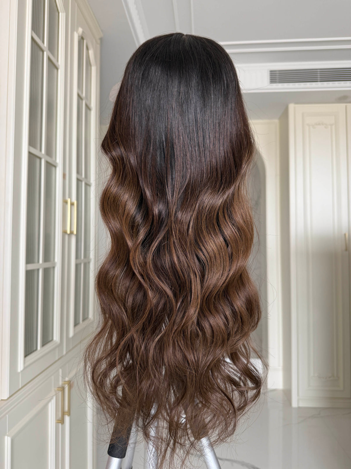 High-grade Remy Hair Straight Lace Frontal Wig FT-12