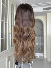 Premium Remy Hair Straight Lace Frontal Wig FT-01