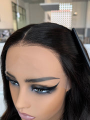 High-grade Remy Hair Straight Lace Frontal Wig FT-12