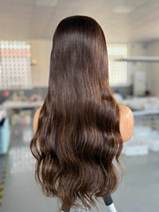 Afro Kinky Straight Lace Frontal Wig 180% Density FT-14