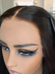 Straight Headband Wig 180% Density FT-16
