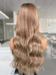 Hybrid Cap Design Lace Frontal Wig 180% Density FT-08