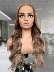 Hybrid Cap Design Lace Frontal Wig 180% Density FT-08
