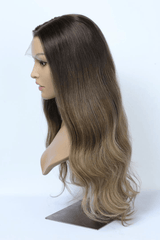 Highlight Color Mix Color  Wavy Lace Frontal Customized NO.2 Wig--Whitney~