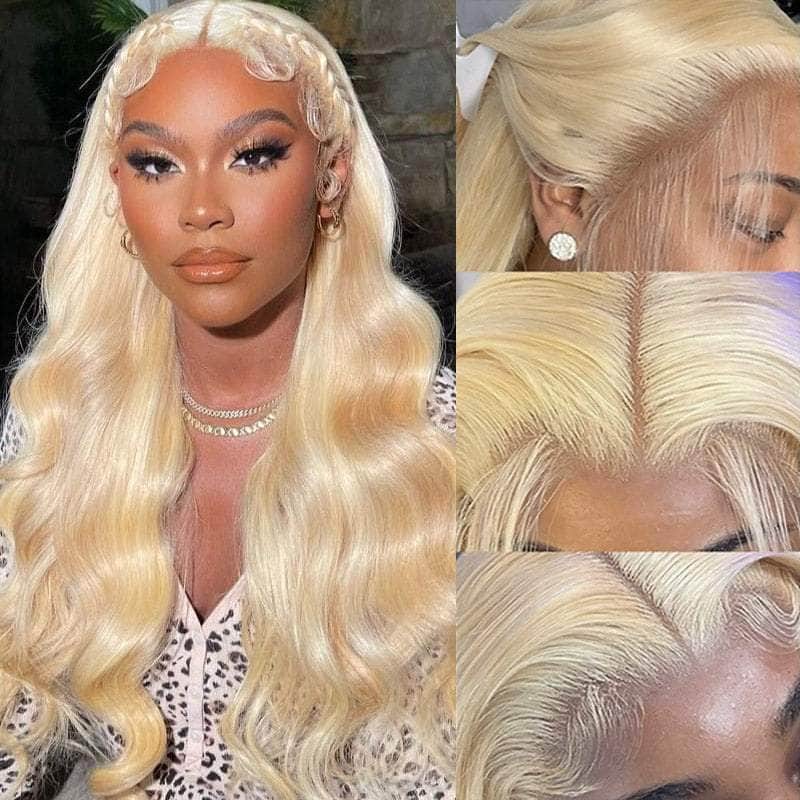 #613 Blonde 13*4 Body Wave Lace frontal Wig