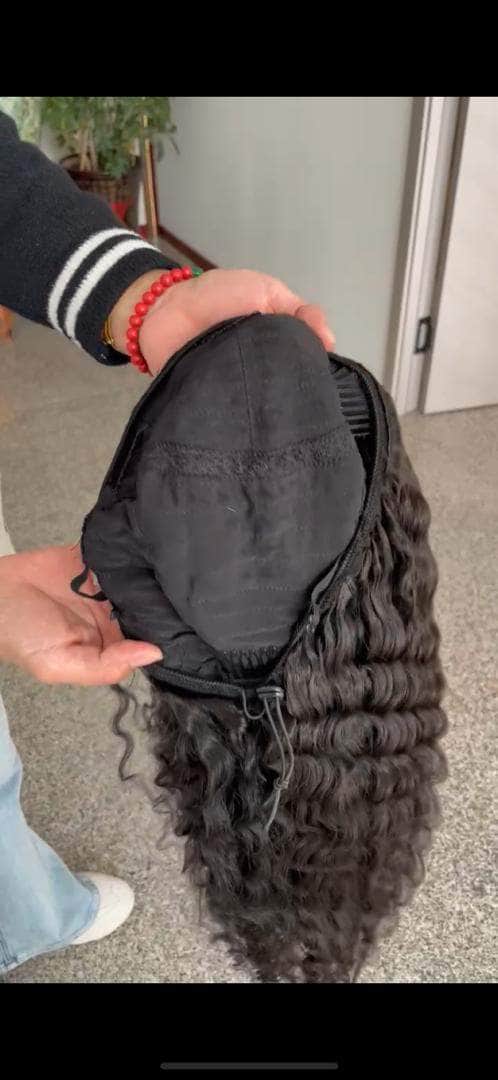 Burmese Curly Half A Wig--Whitney~