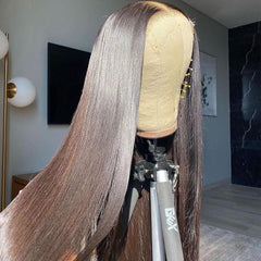 Undetectable Lace! 130% Density Swiss HD Transparent 13x4 Lace Frontal Straight Wig
