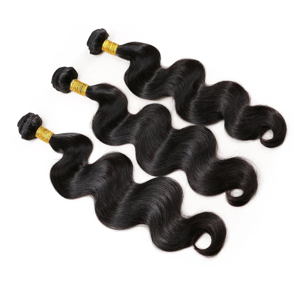 3 Natural Black Body Wave Bundles--Whitney~