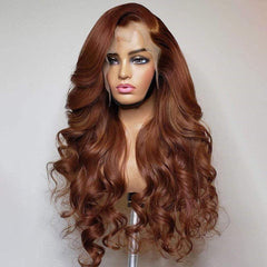 Party Girl Must Have! Dark Brown Loose Wave Lace Fontal Wig