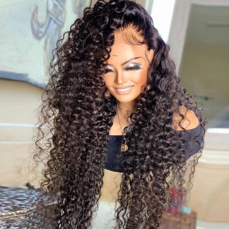 Upgraded Super Bouncy Curl 13*4 Lace Frontal Wig 100% Human Hair