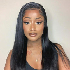 Undetectable Lace! 130% Density Swiss HD Transparent 13x4 Lace Frontal Straight Wig