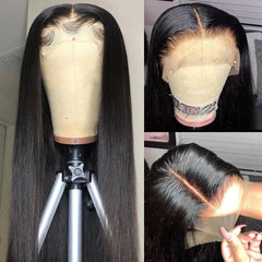 Best Lace Frontal Wig Online Free Hairline Natural Black Straight Wigs (Ariana Grande Styles)