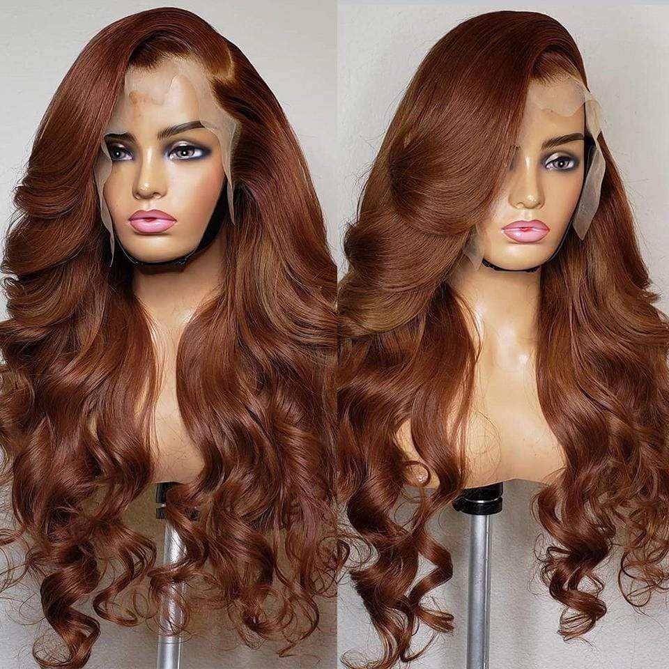 Party Girl Must Have! Dark Brown Loose Wave Lace Fontal Wig